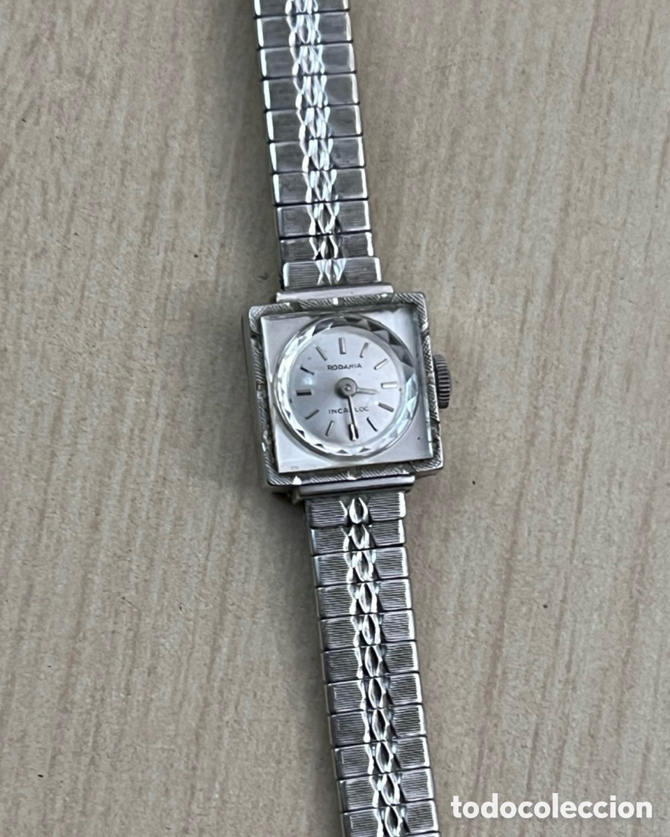 Armbanduhren: ✅ reloj RODANIA carga manual chapado en oro blanco se&ntilde;ora