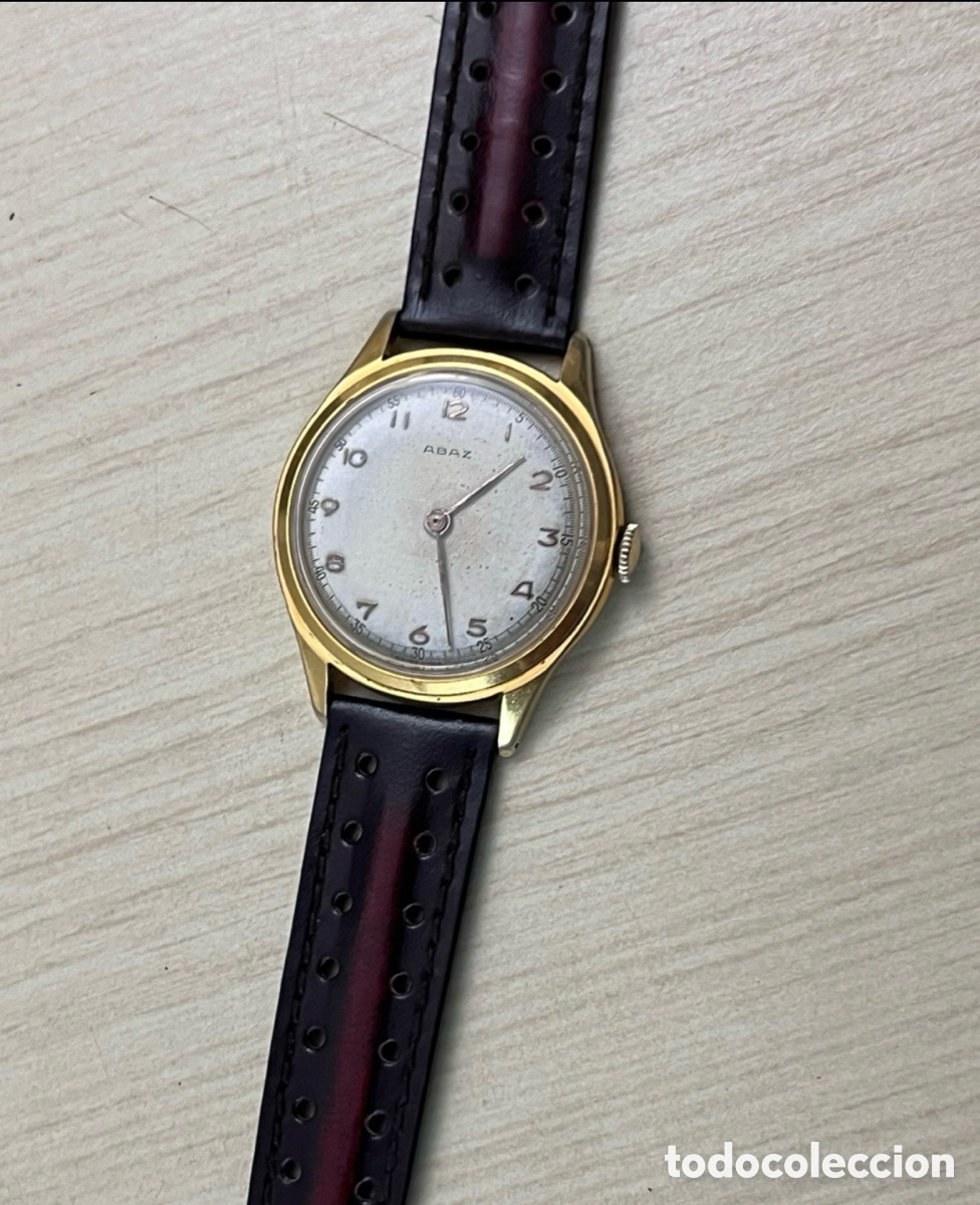Orologi da polso: ✅ Reloj ABAZ JUMBO carga manual chapado en oro vintage