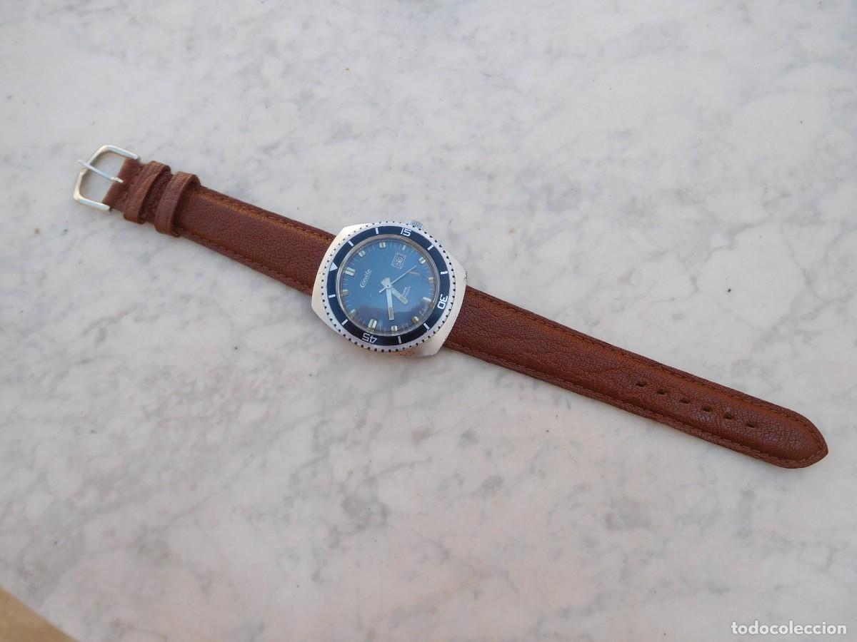Relojes de pulsera: Reloj antiguo de cuerda manual Comete tipo diver