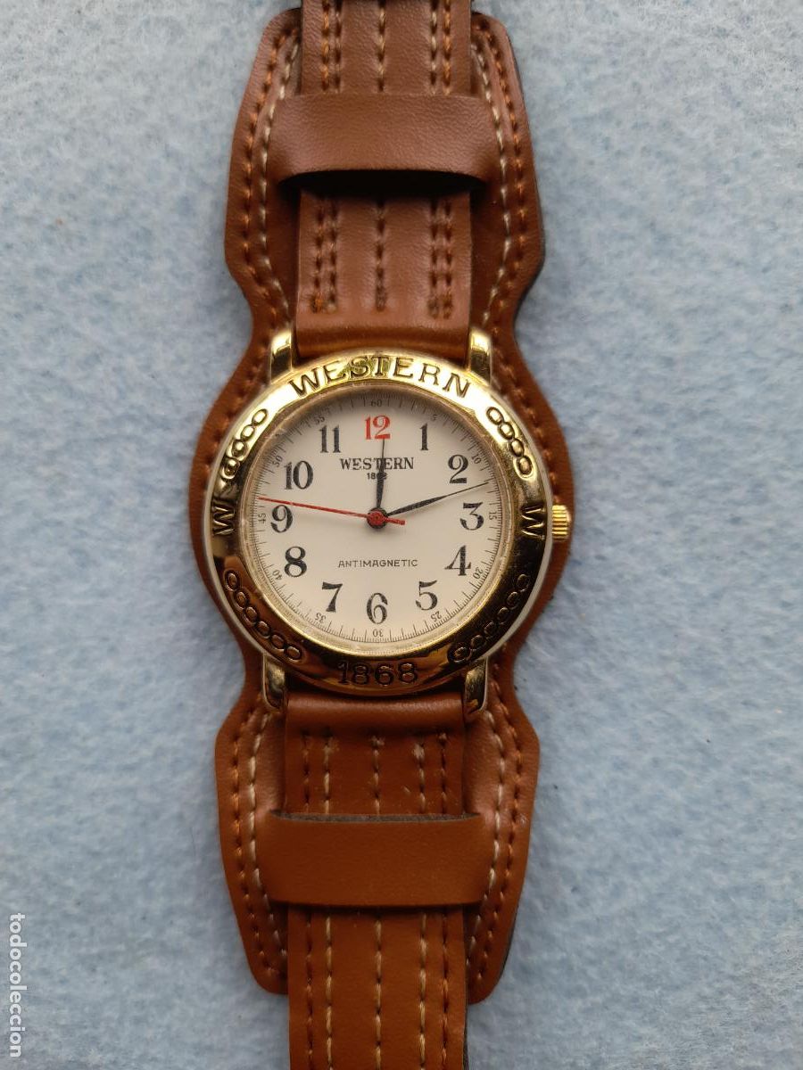 Orologi da polso: Reloj Marca Western 1868. Cl&aacute;sico de Caballero. Funcionando.