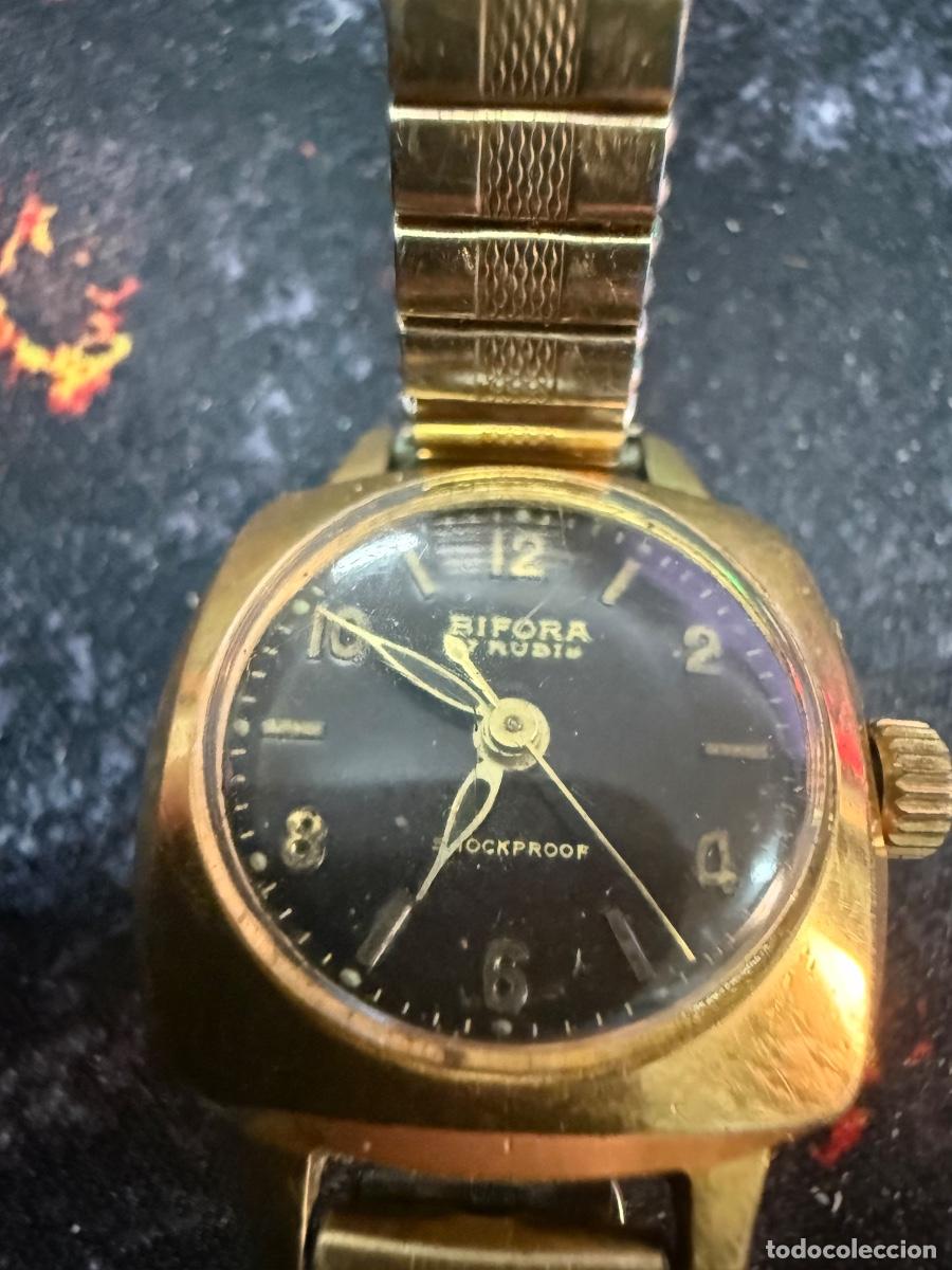 Relojes de pulsera: ⌚ Bifora 15 Rubis Shockproof &ndash; Reloj mec&aacute;nico vintage de mujer