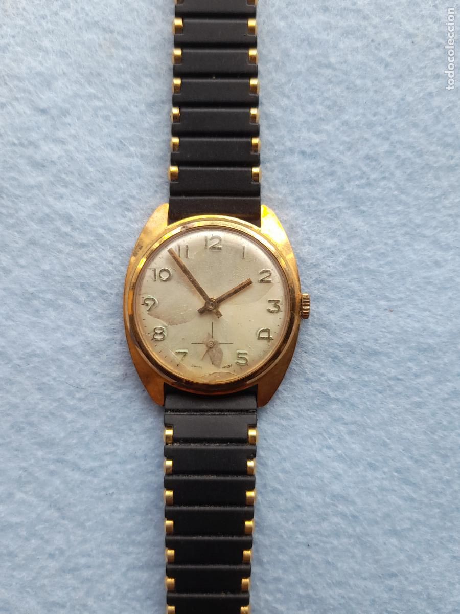 Relojes de pulsera: Reloj Cl&aacute;sico de Caballero. Swiss made.