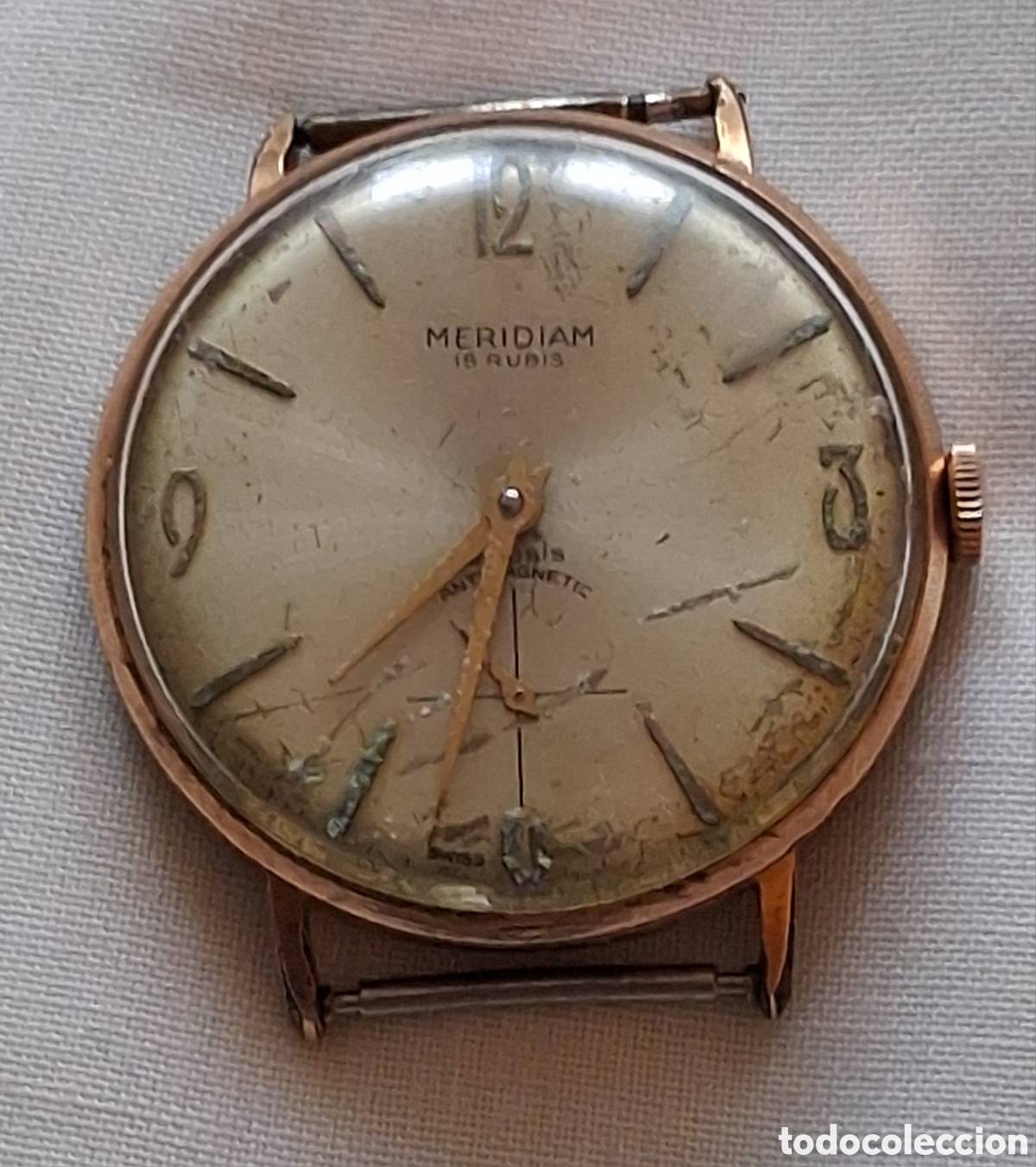 Relojes de pulsera: RELOJ DE PULSERA MERIDIAM CARGA MANUAL FUNCIONANDO SWISS