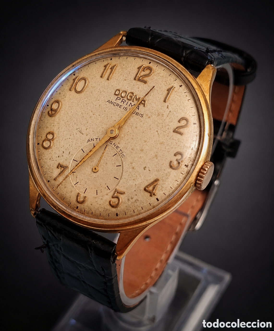 Wristwatches: Dogma Vintage Suizo de cuerda 37 mm &ndash; Revisado y funcionando &ndash; Excelente estado