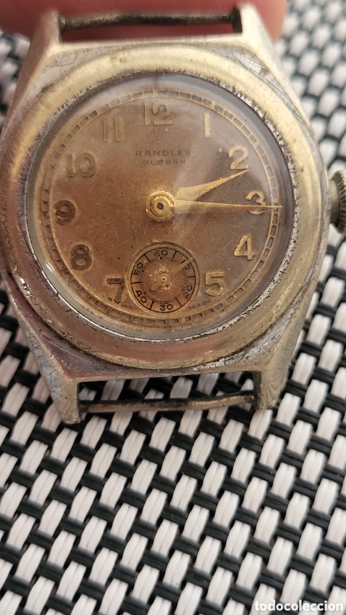 Relojes de pulsera: Reloj antiguo pulsera estilo militar a&ntilde;os 30-40 carga manual Randles