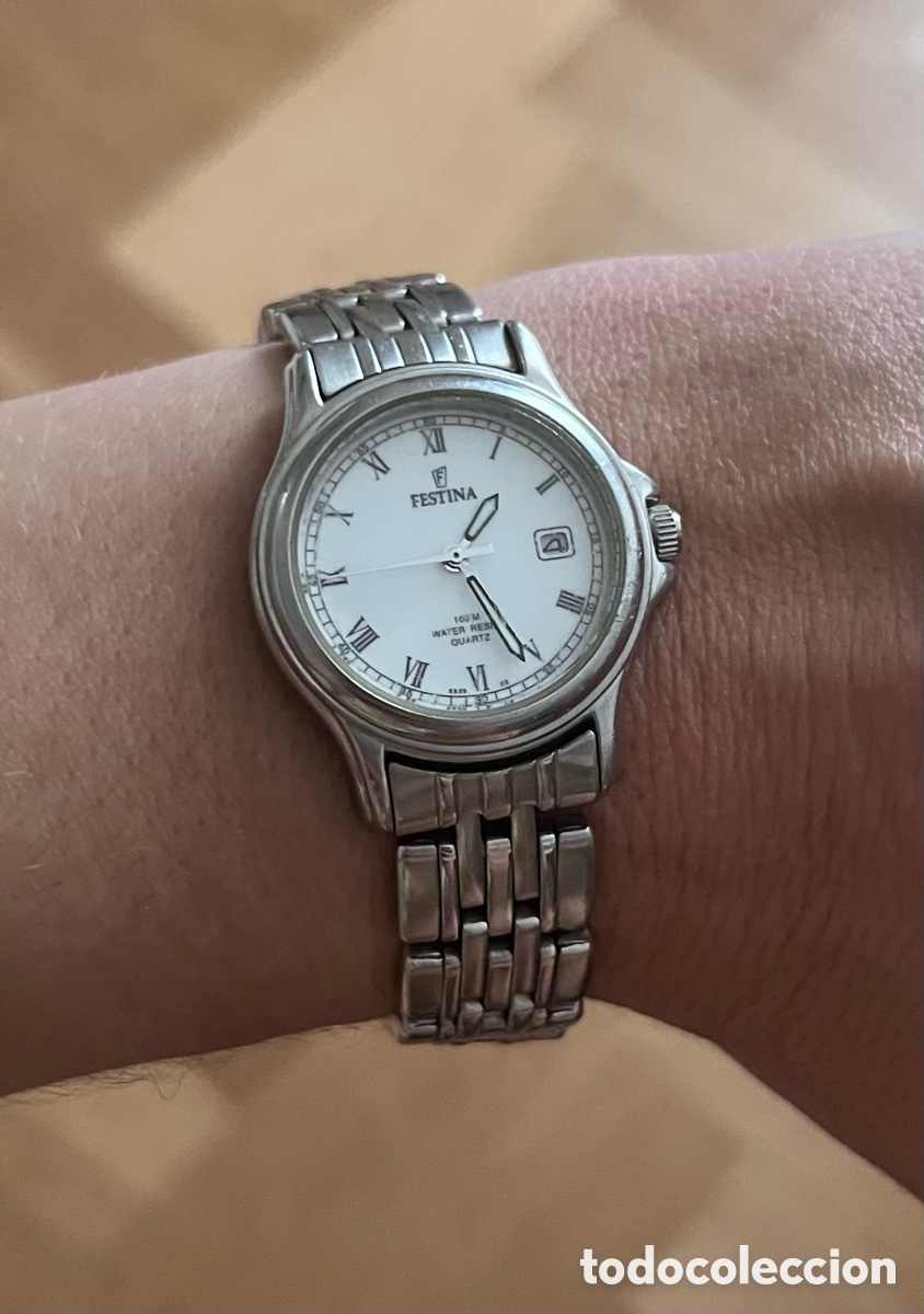 Relojes de pulsera: Reloj plateado Festina