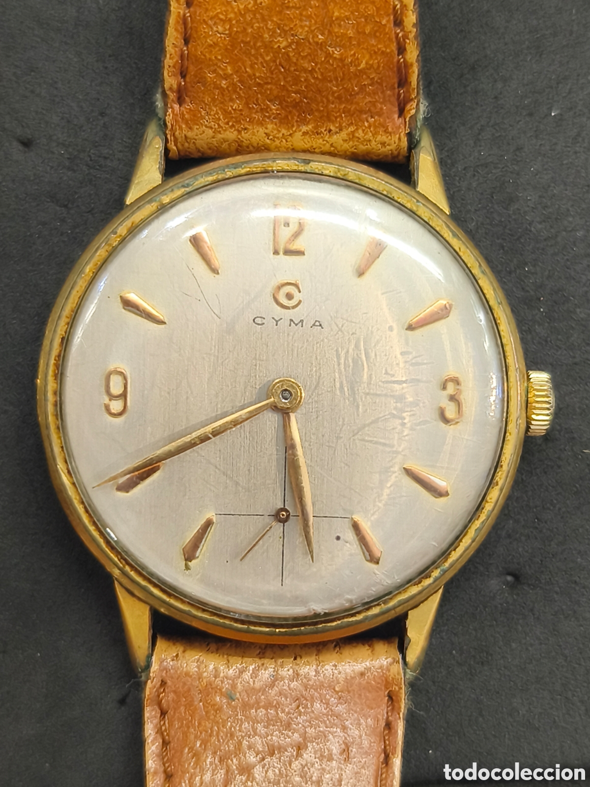 Relojes de pulsera: Reloj Cyma a cuerda, funciona 35mm