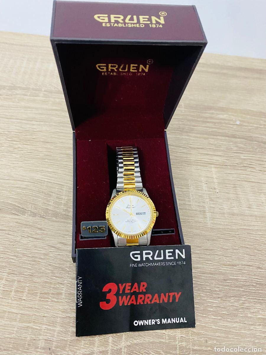 Relojes de pulsera: Reloj Gruen Precision Oro y Plata - Foto 2