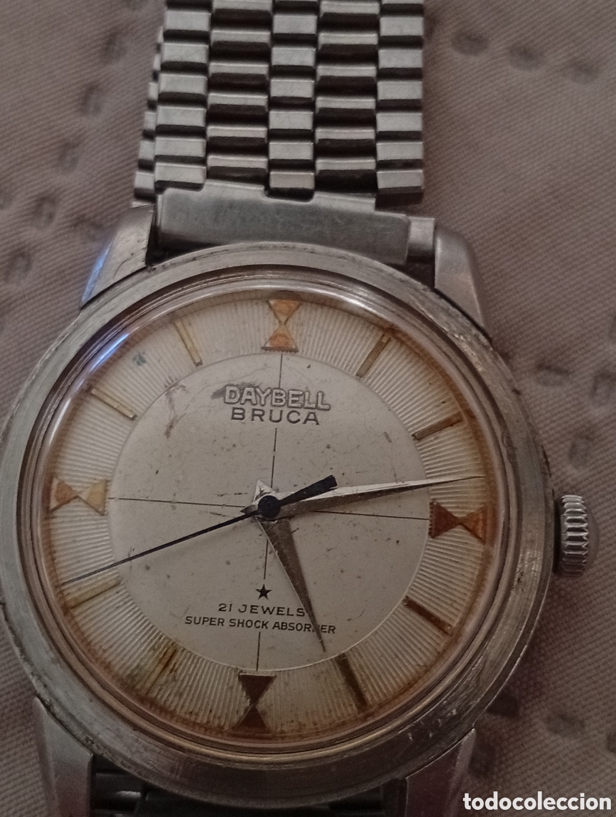 Relojes de pulsera: Reloj mec&aacute;nico suizo Daybell Bruca 21 rubies