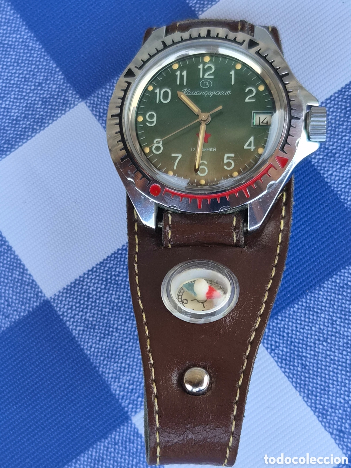 Relojes de pulsera: ANTIGUO RELOJ VOSTOK KOMANDIRSKIE ZAKAZ MILITAR SOVIETICO CON BRUJULA ORIGINAL