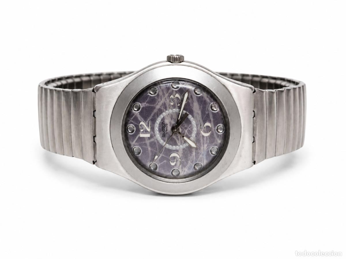 Relojes de pulsera: Reloj de Pulsera, Swatch Irony Medium &rdquo;Sparkling Night&rdquo; (referencia oficial YLS1020)