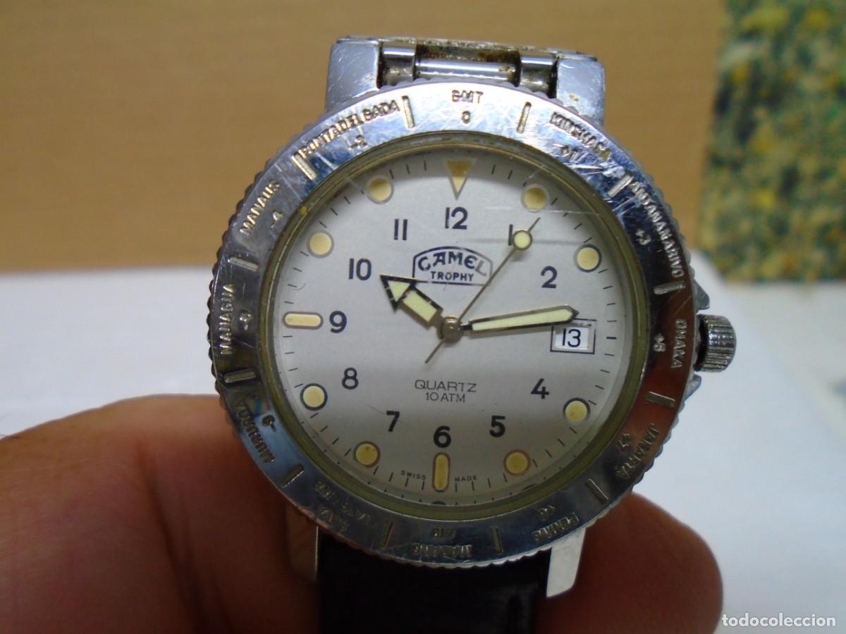 Relojes de pulsera: RELOJ CAMEL TROPHY,QUARTZ, 10 ATM.MADE SWISS.NO FUNCIONA.