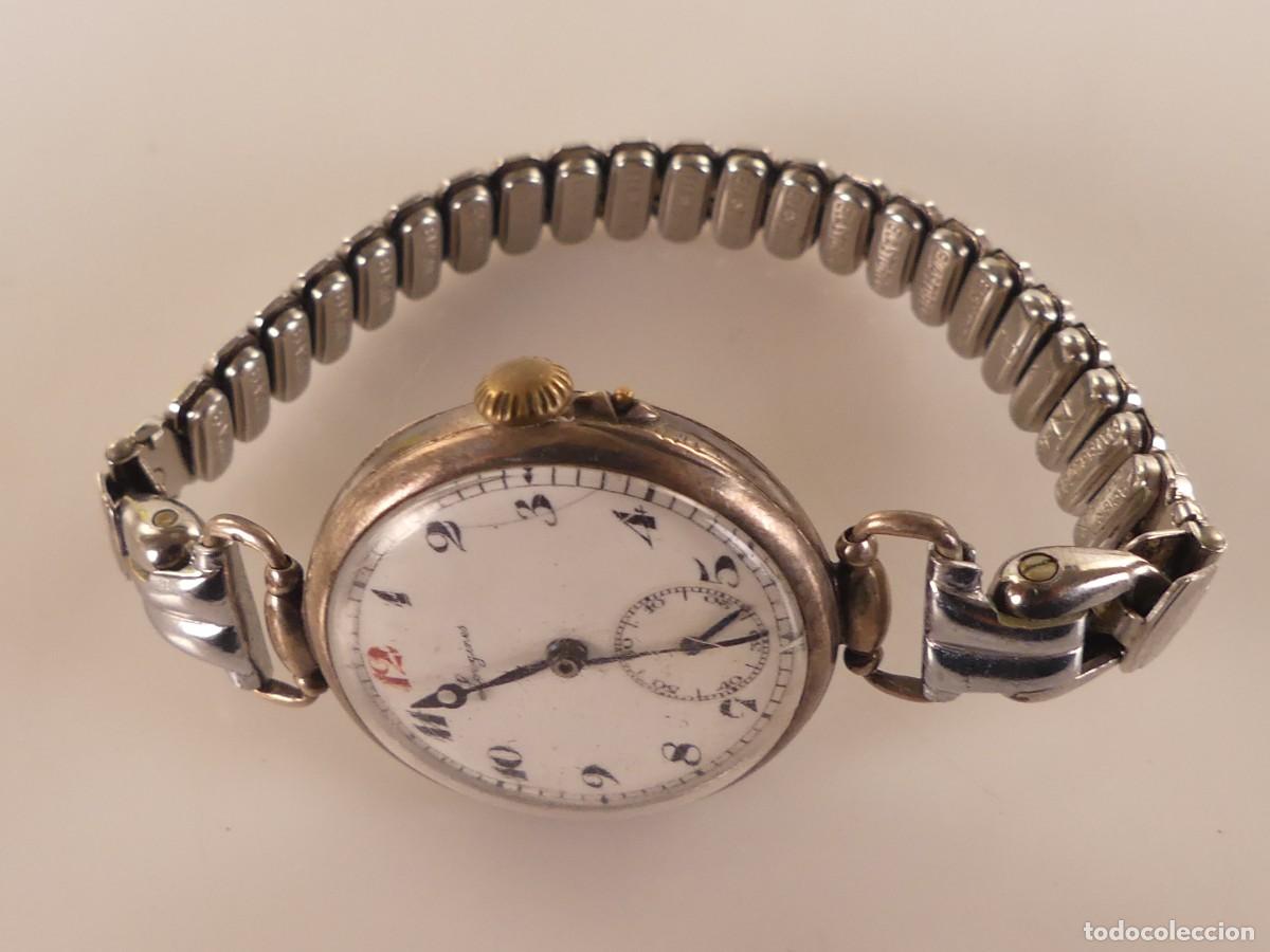 Wristwatches: RELOJ DE PULSERA MARCA LONGINES CAJA DE PLATA ANTIGUA 900