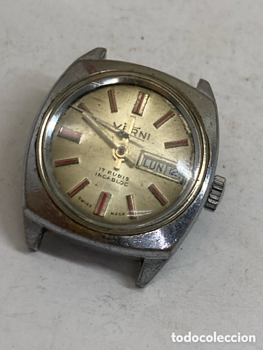 Relojes de pulsera: Reloj Verni carga manual para piezas