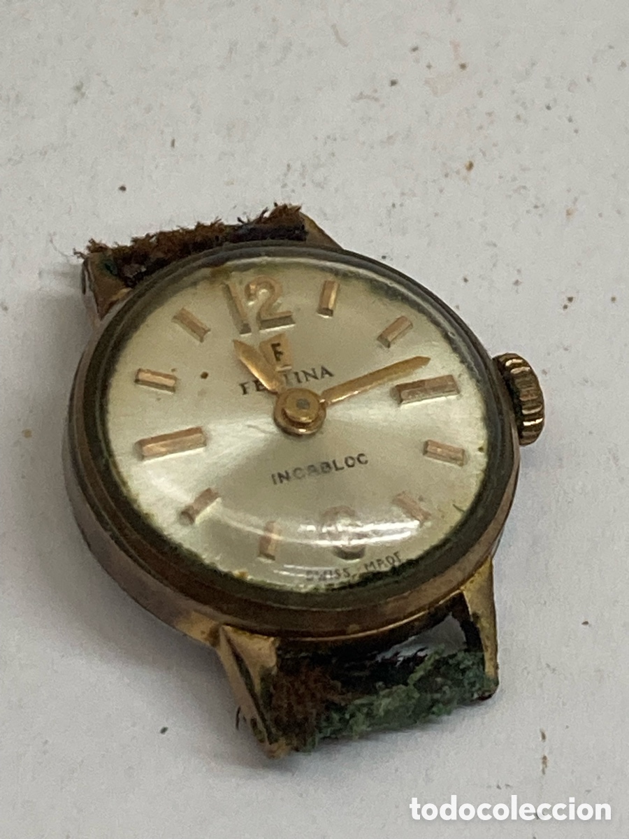 Relojes de pulsera: Reloj Festina carga manual para piezas