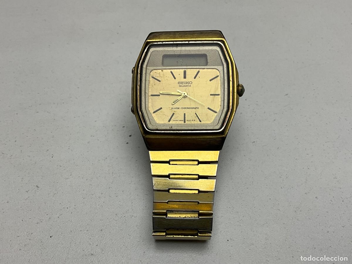 Montres-bracelets: RELOJ DE PULSERA SEIKO QUARTZ - ALARMA -CHRONOGRAPH - NO FUNCIONA- NECESITA RESTAURACION