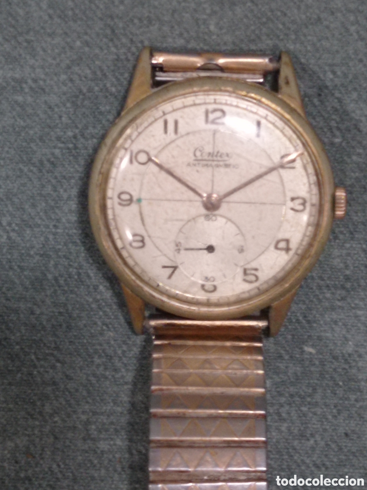 Relojes de pulsera: RELOJ DE CARGA MANUAL MARCA CONTEX - SUIZO