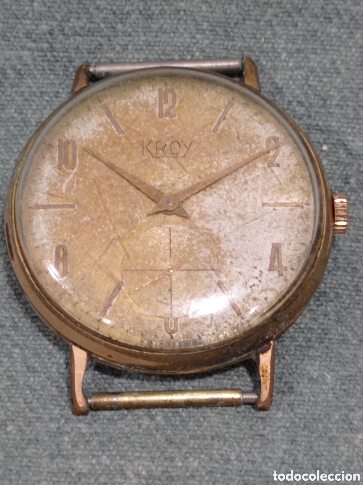 Relojes de pulsera: RELOJ MARCA KROY - SUIZO - NO FUNCIONA