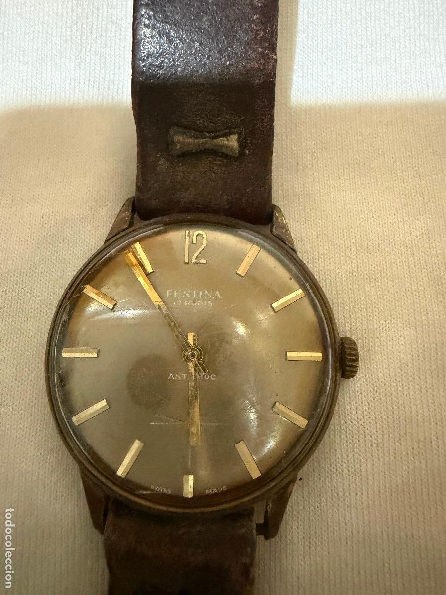 Relojes de pulsera: Reloj festina 17 rubis antichoc
