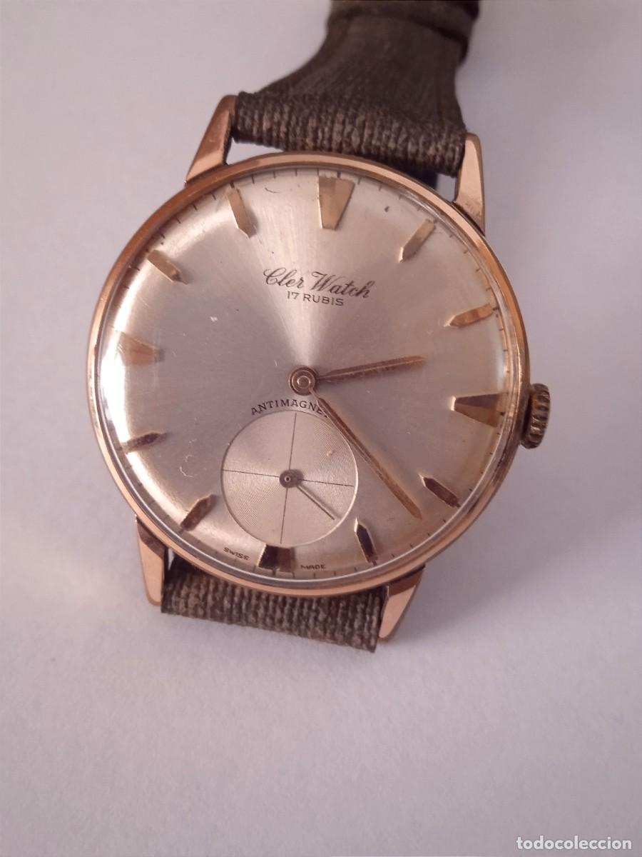 Relojes de pulsera: RELOJ CLER WATCH 17 RUBIS CARGA MANUAL.