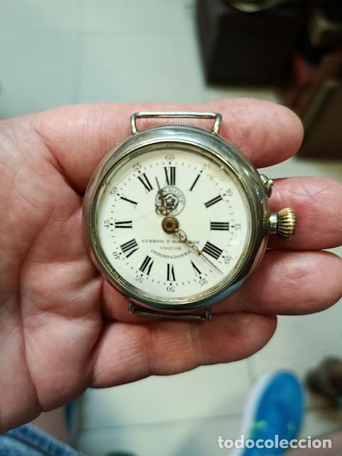 Relojes de pulsera: Reloj de pulsera primitivo Cuervo y Sobrinos Roskopf REF-466/2