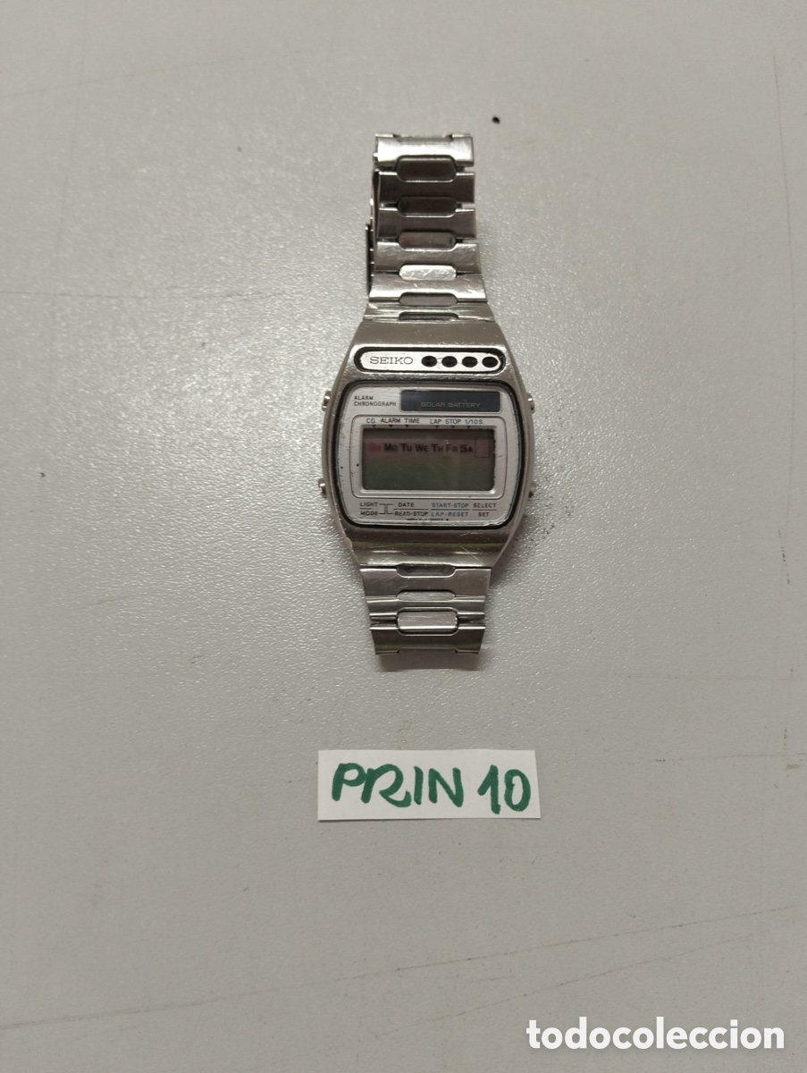 Relojes de pulsera: Seiko A156-5000, el primer reloj digital con carga solar