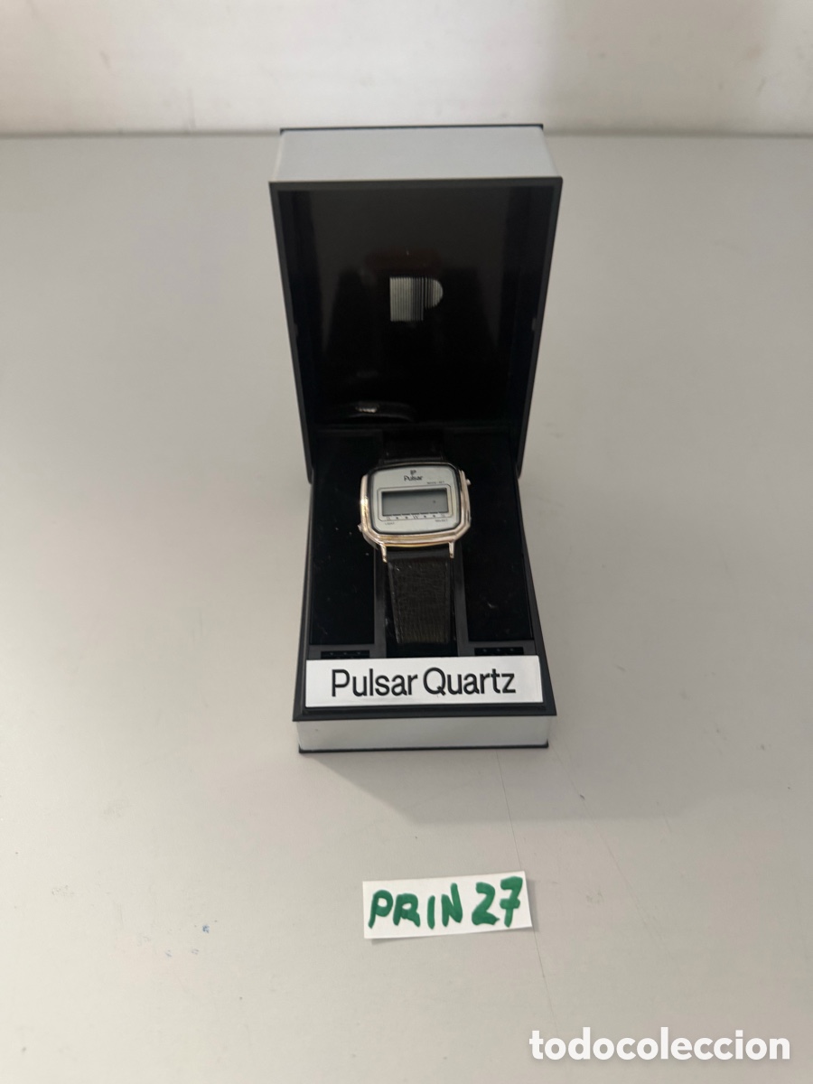 Relojes de pulsera: Pulsar Quartz LCD de estilo vintage