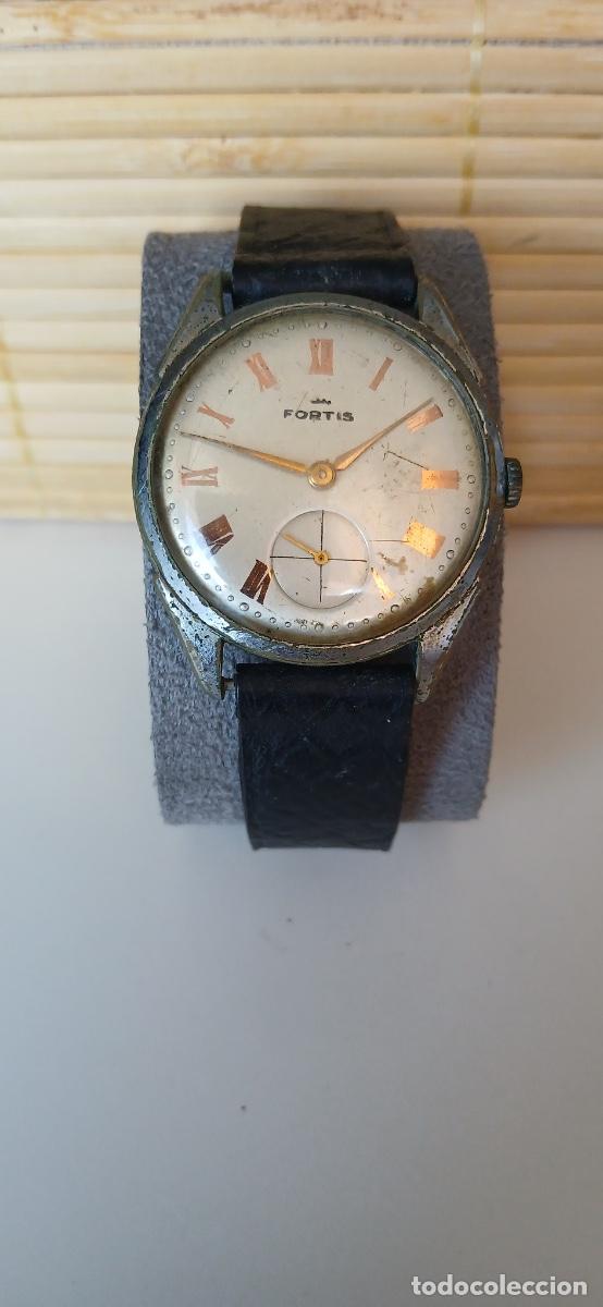 Relojes de pulsera: Reloj Vintage Fortis A&ntilde;os 40/50 - Calibre Cobrizo Patentado (Funcionando)