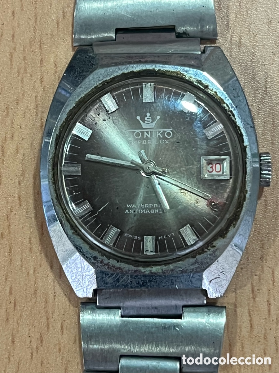 Relojes de pulsera: RELOJ SONIKO SUPER LUX, CARGA MANUAL