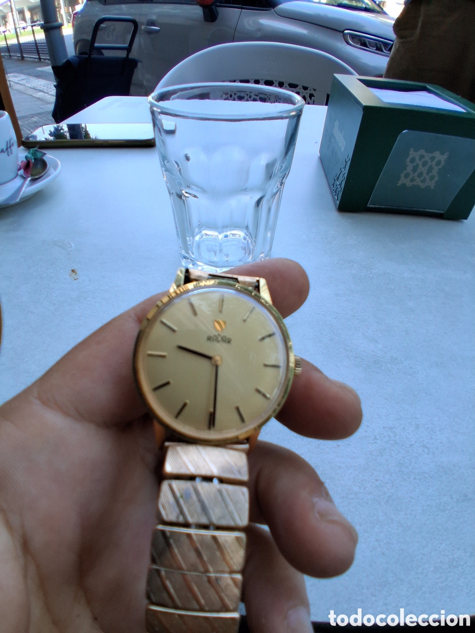 Relojes de pulsera: Antiguo reloj radar de cuerda