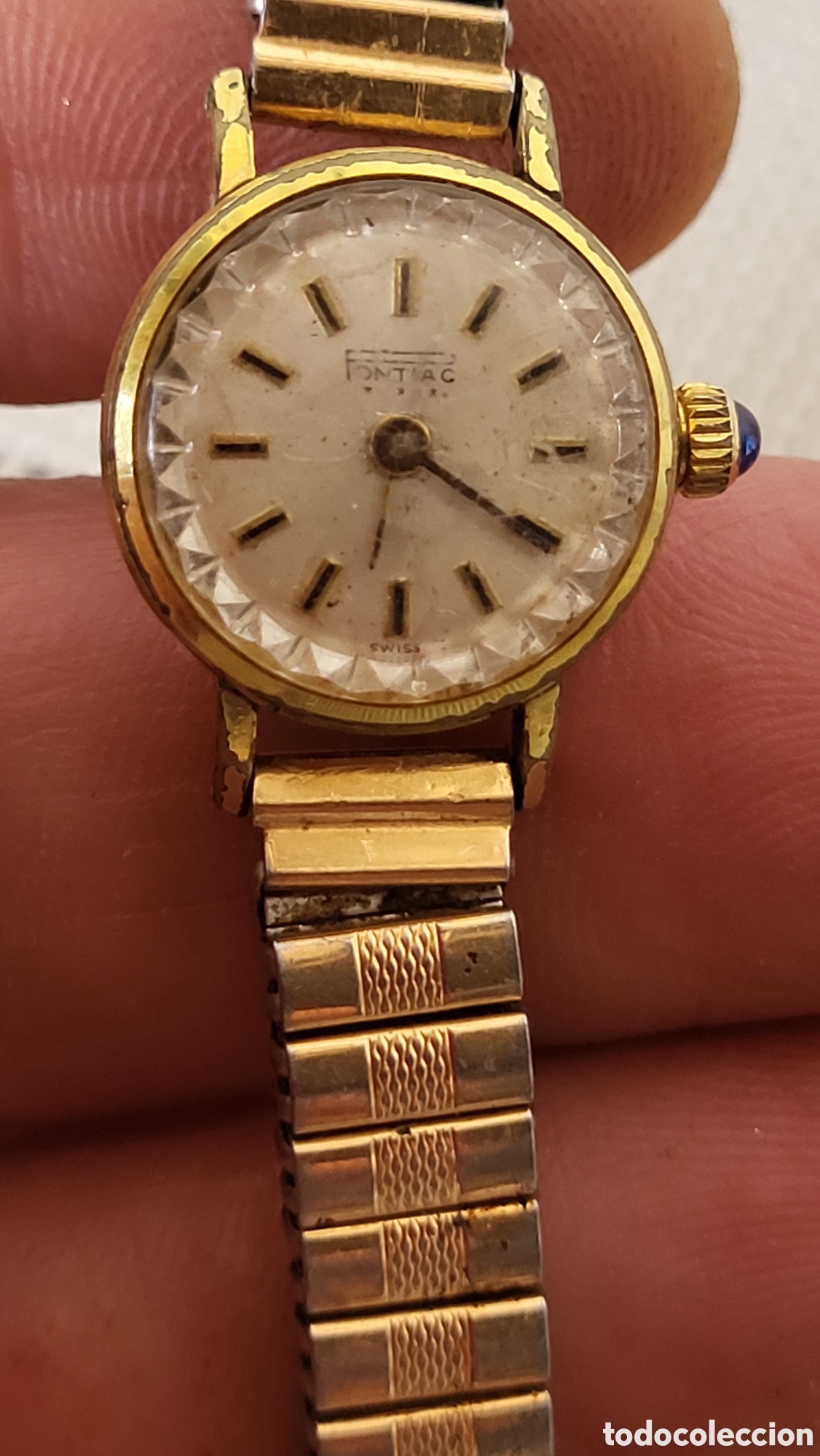 Relojes de pulsera: Reloj pulsera carga manual Se&ntilde;ora Pontiac