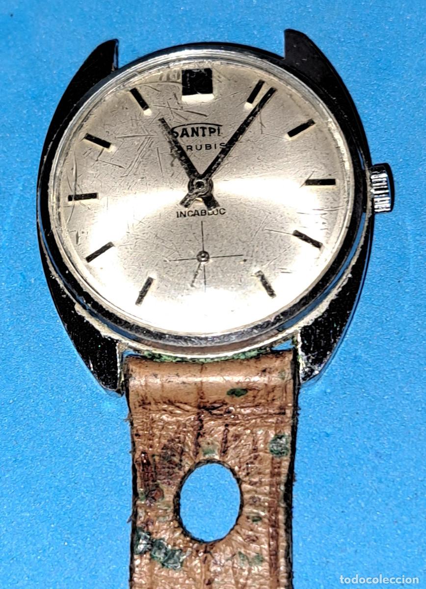 Relojes de pulsera: RELOJ DE CUERDA MANUAL - SANTPI - 17 RUBIS - FUNCIONA