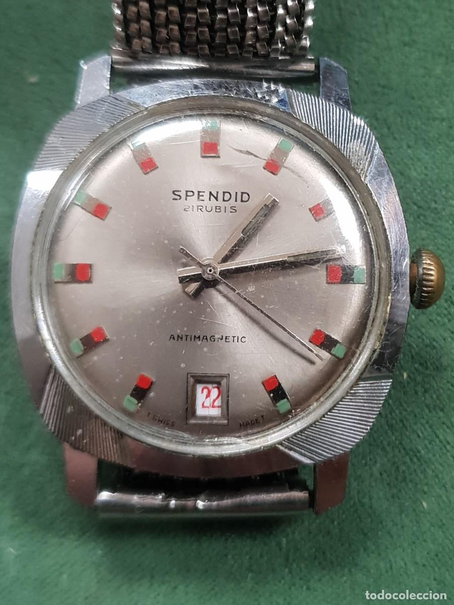 Relojes de pulsera: Reloj spendid cuerda antimagnetic funcionando