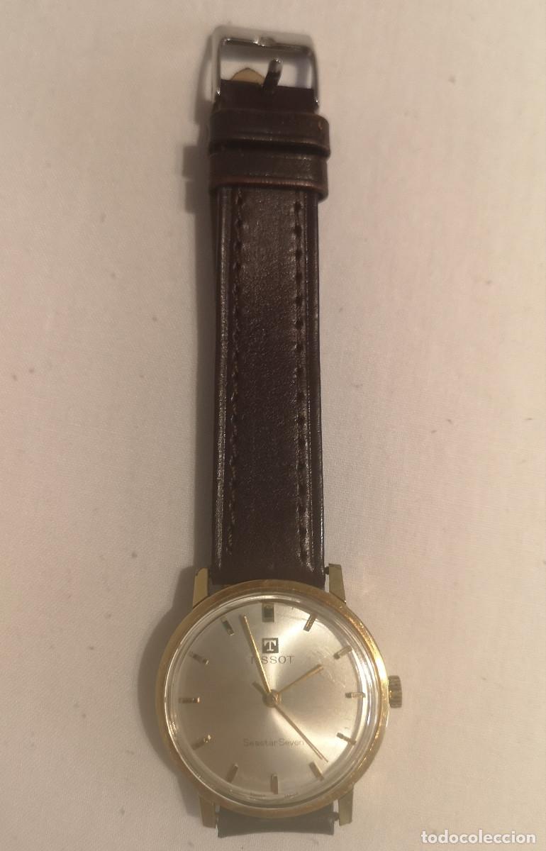 Relojes de pulsera: RELOJ TISSOT SEASTAR SEVEN CHAPADO ORO A&Ntilde;OS 60/70