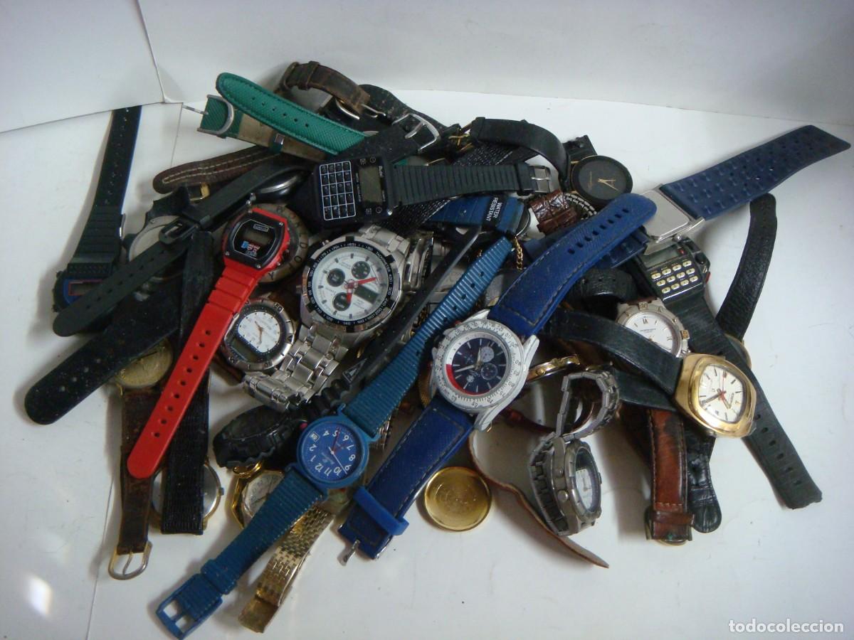 Relojes de pulsera: RELOJES PARA PIEZAS LOTE DE 39 RELOJES-(&)