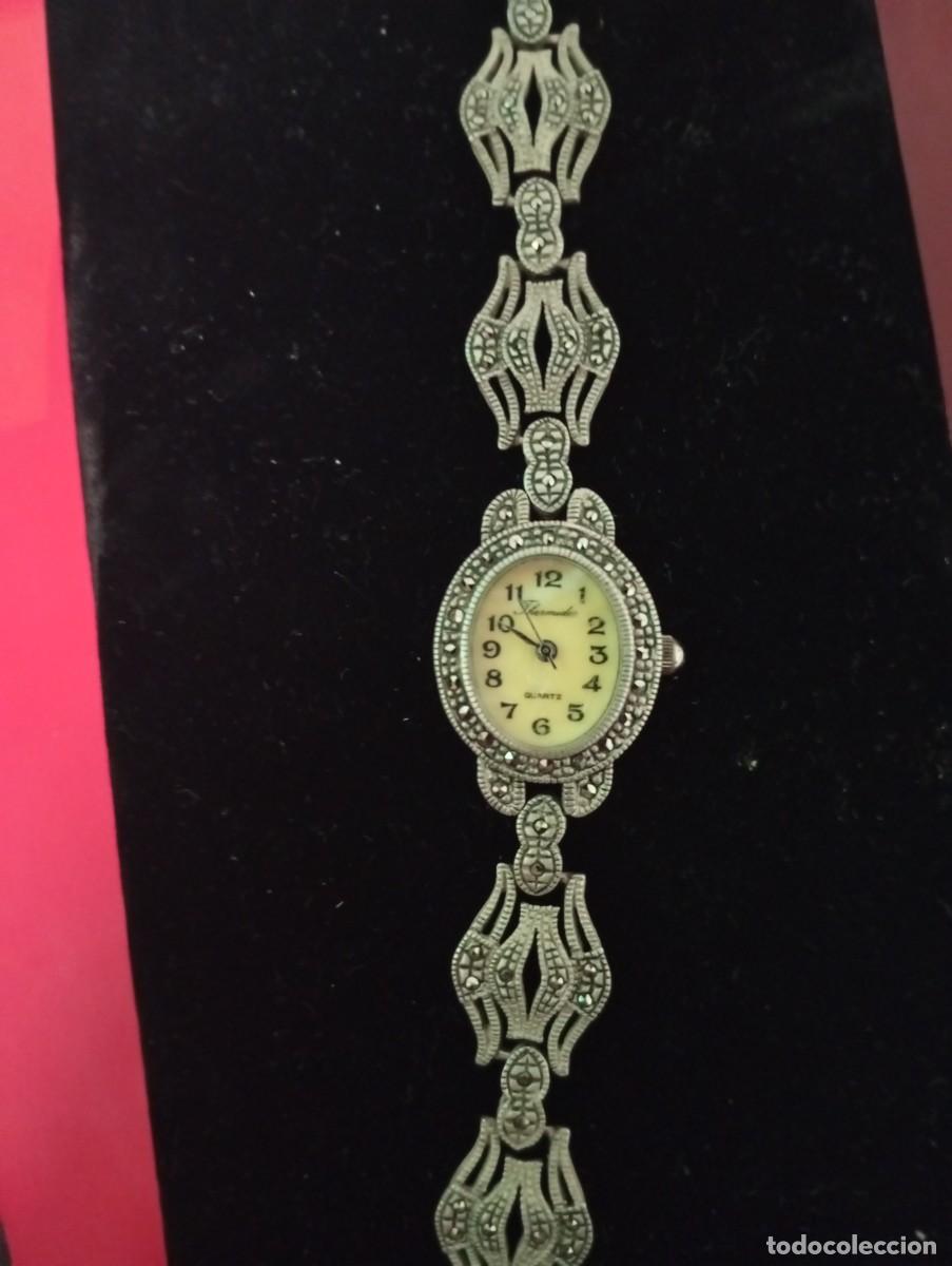 Relojes de pulsera: Reloj antiguo de plata