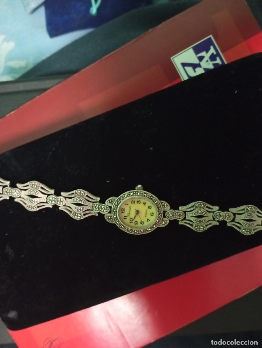 Relojes de pulsera: Reloj antiguo de plata - Foto 4