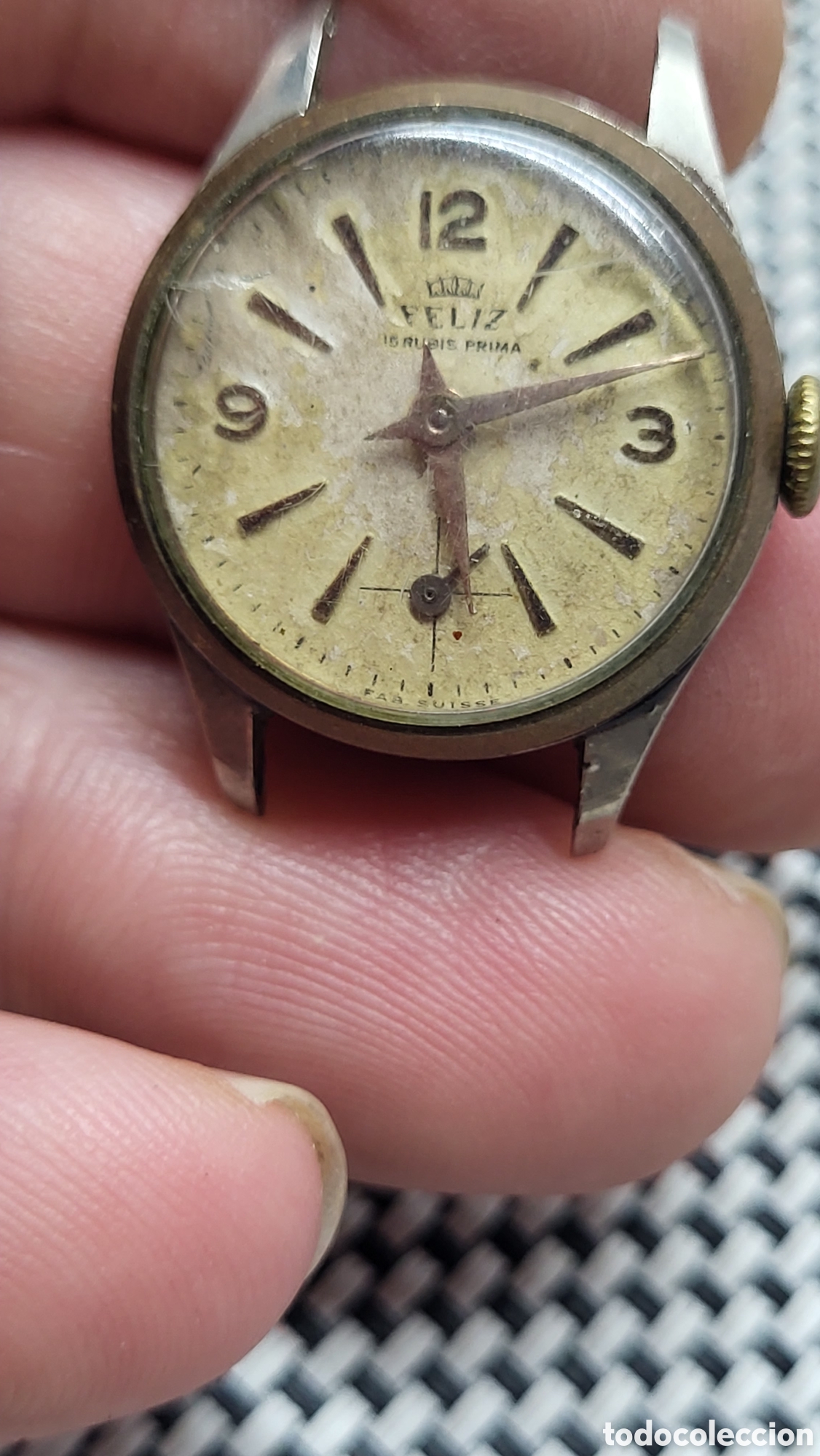 Relojes de pulsera: Reloj pulsera carga manual Se&ntilde;ora Feliz