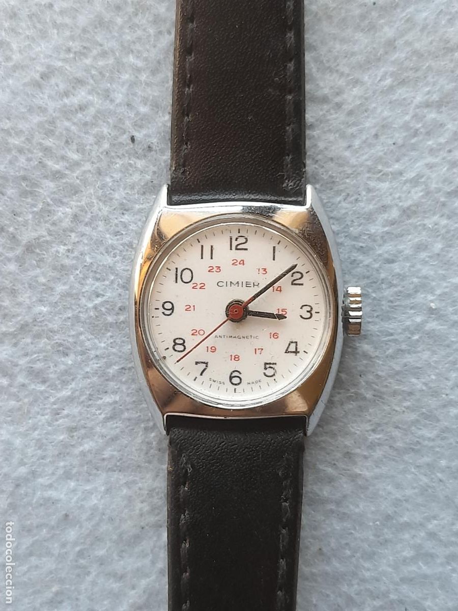 Relojes de pulsera: Reloj Marca Cimier. Cl&aacute;sico de Dama. Swiss made.