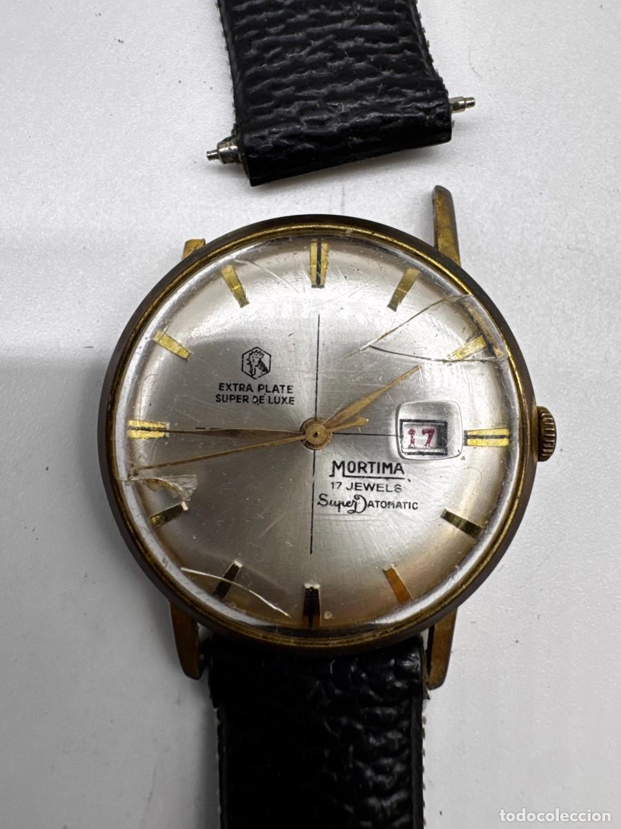 Rel&oacute;gios de pulso: RELOJ MORTIMA 17 JEWELS SUPERDATOMATIC EXTRA PLATE SUPER DE LUXE VINTAGE PARA PIEZAS