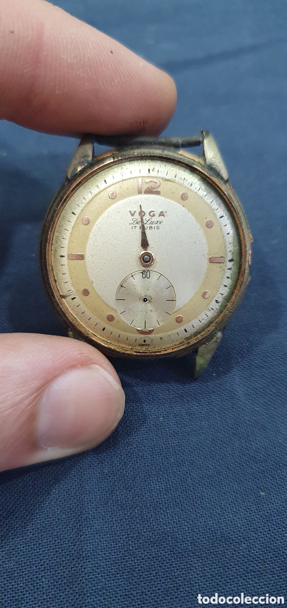 Orologi da polso: Reloj de cuerda Voga vintage. (L135)