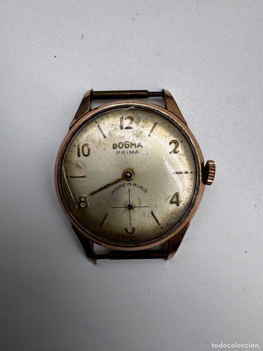 Orologi da polso: RELOJ DOGMA PRIMA ANCRE 15 RUBIS VINTAGE MEC&Aacute;NICO CARGA MANUAL DORADO