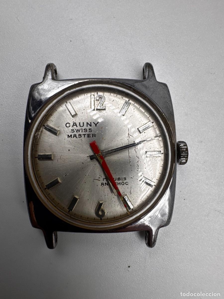 Orologi da polso: RELOJ CAUNY SWISS MASTER 17 RUBIS ANTICHOC VINTAGE MEC&Aacute;NICO CARGA MANUAL