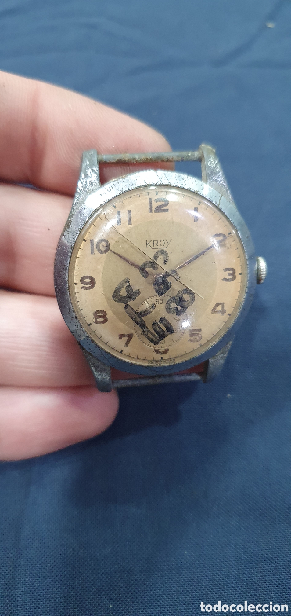 Rel&oacute;gios de pulso: Reloj vintage Kroy funcionando. (L135)