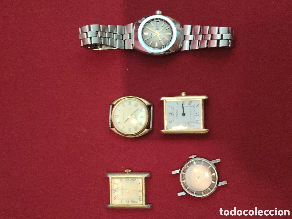 Relojes de pulsera: Lote de relojes antiguos de cuerda