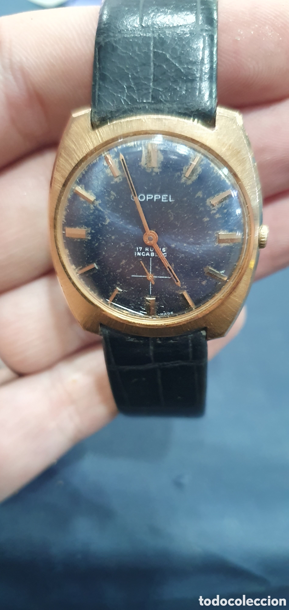 Wristwatches: Reloj Coppel ultraplano funcionando. (L139)