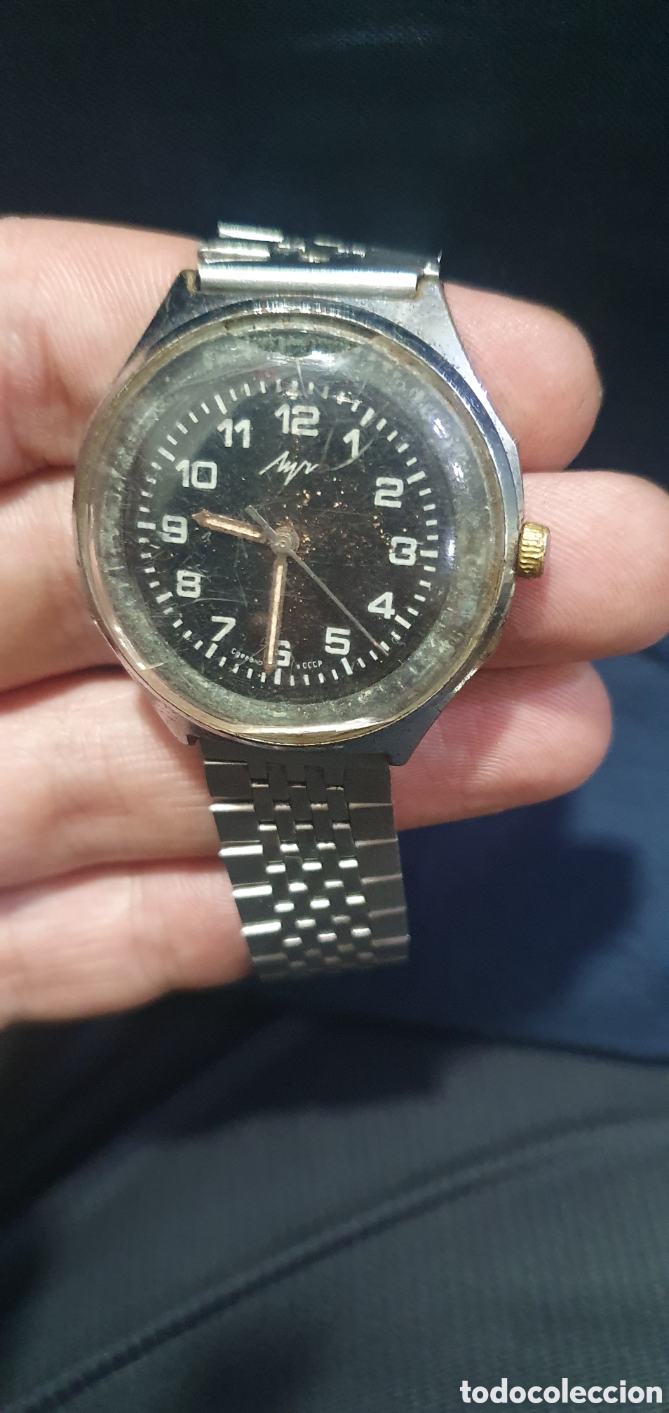 Relojes de pulsera: Reloj ruso a cuerda. No funciona. (L139)
