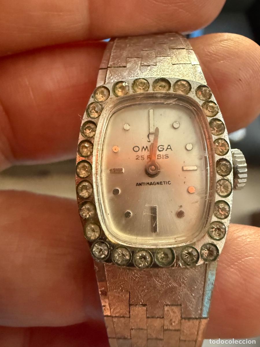 Orologi da polso: Reloj Vintage Se&ntilde;ora Estilo Omega &ndash; Cuerda Manual 17 Jewels &ndash; Piedras &ndash; NO Omega