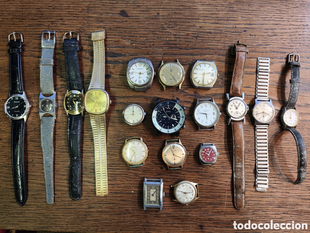 Wristwatches: CONJUNTO DE 18 RELOJES DE PULSERA - DISTINTOS MOVIMIENTOS Y MARCAS