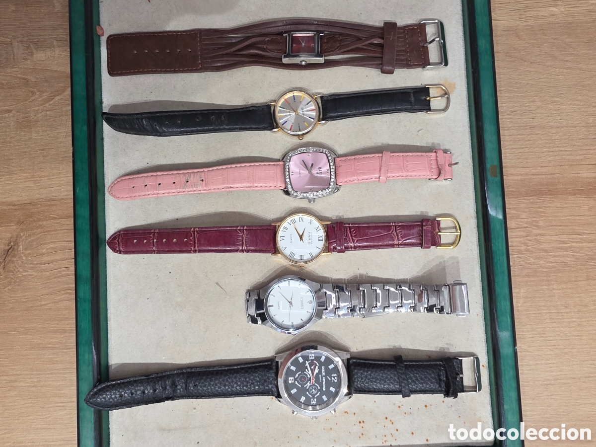 Relojes de pulsera: Lote de 6x Relojes mixtas